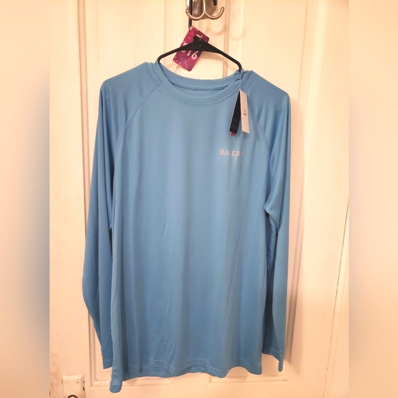 BALEAF Men's Blue Long Sleeve Shirt - Picture 1 of 6